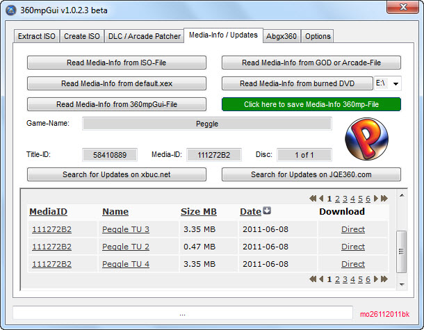 CreateISO - Creates ISO of Jtag / RGH Xbox 360 Games from Files