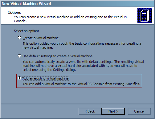 Running Virtual Pc On Vista